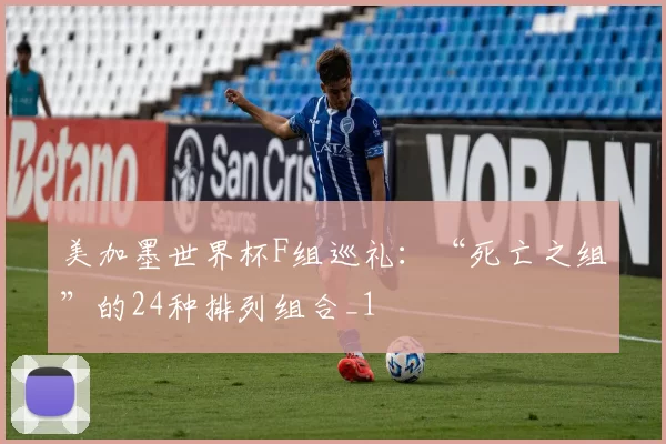 美加墨世界杯F组巡礼:“死亡之组”的24种排列组合_1