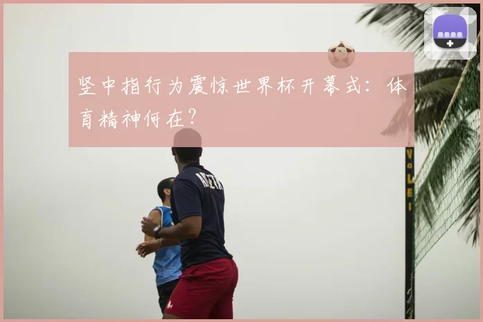 竖中指行为震惊世界杯开幕式：体育精神何在？