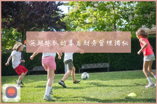 英超球队的幕后财务管理揭秘
