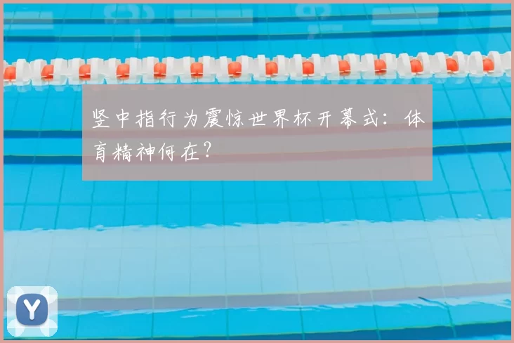 竖中指行为震惊世界杯开幕式：体育精神何在？